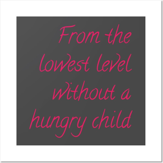 From the lowest level without a hungry child Wall Art by Bitsh séché